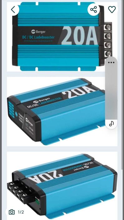 Усилвател на зареждане DC/DC BCD 20 - Berger