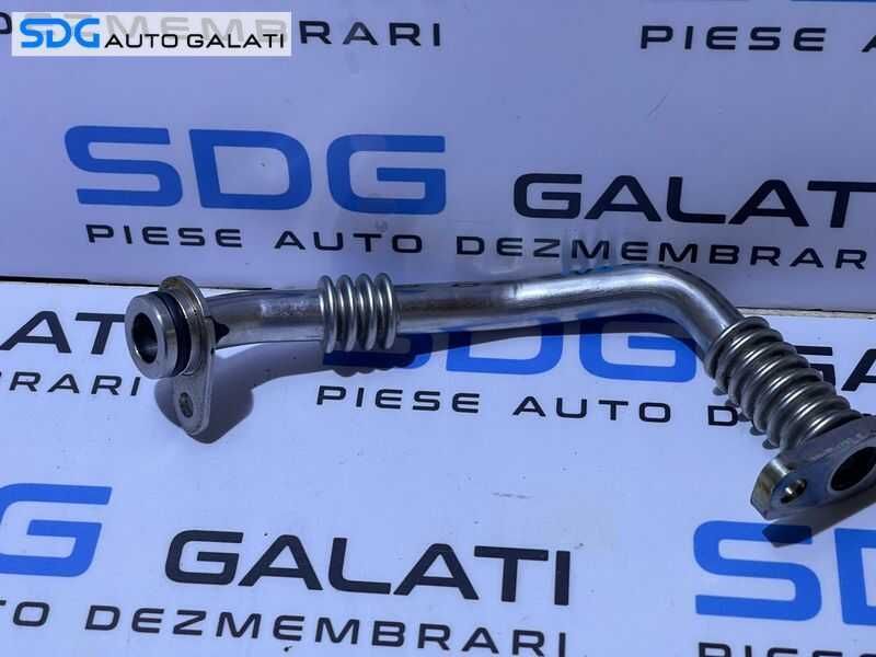 Teava Conducta Retur Ulei Turbo Turbina Turbosuflanta VW Tiguan 2.0 TDI 2012 - 2018 Cod 04L145736E [M6169]