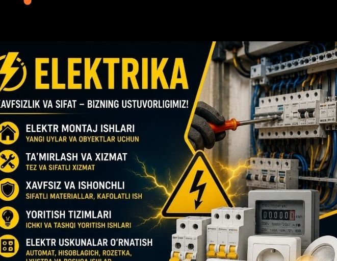 Elektrika xizmati 220/380 wolt