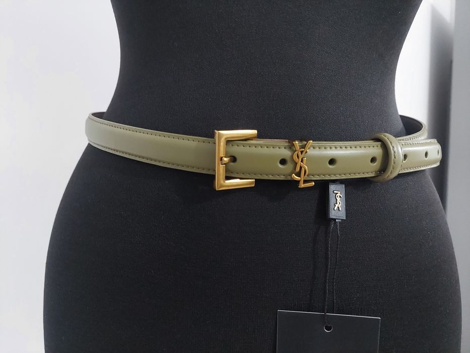 Curea din piele de vițel YSL, full box!