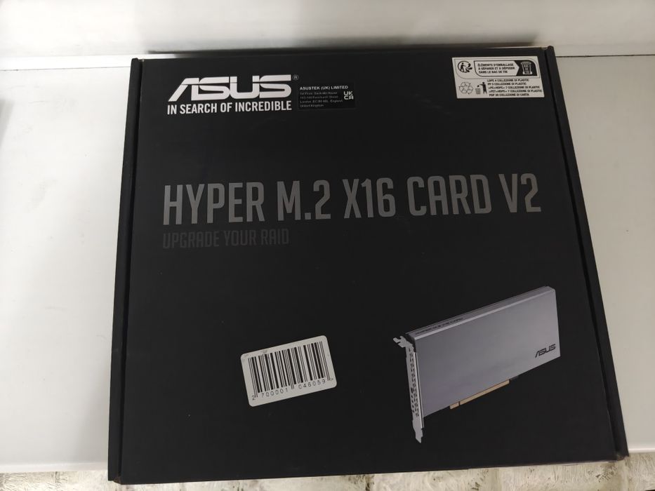 ASUS HYPER M.2 X16 CARD V2 карта расширения для м2