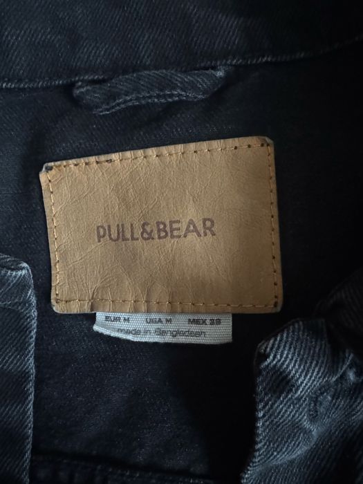 Pull And Bear Черно дънково яке Размер М