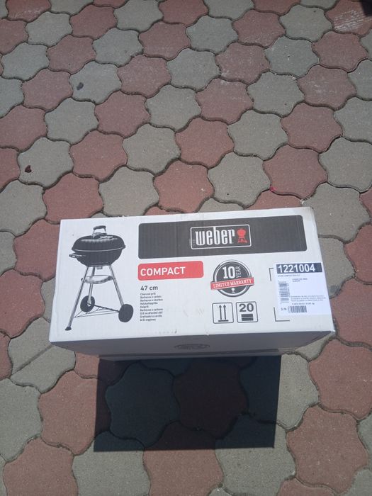 Gratar carbuni Compact Kettle 47 cm - Negru