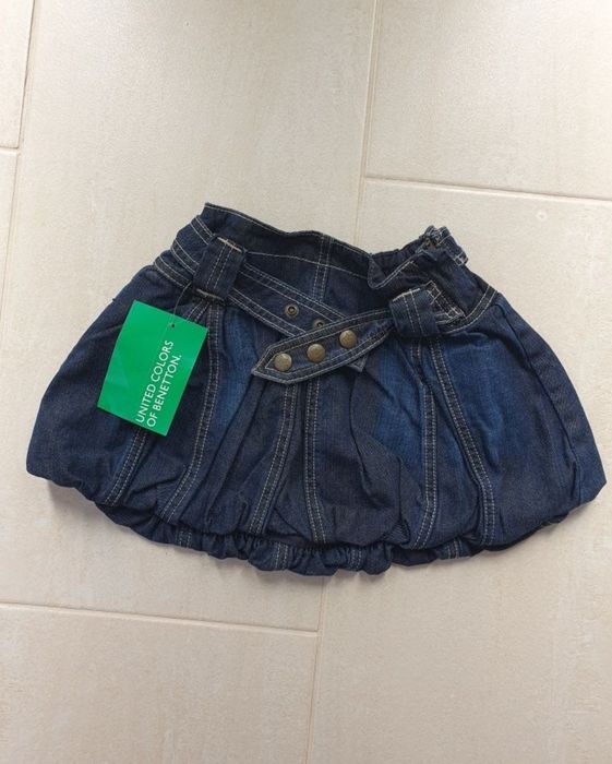 Fusta pantaloni scurti Jeans Benetton Zara girls