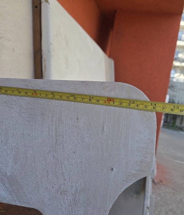 Bancă de exterior 123 cm lungime 36 cm lățime
