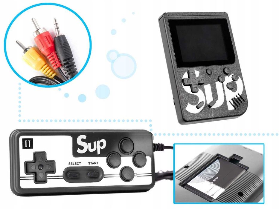 Consola portabila 400 jocuri LCD conectare TV controller 2 jucatori
