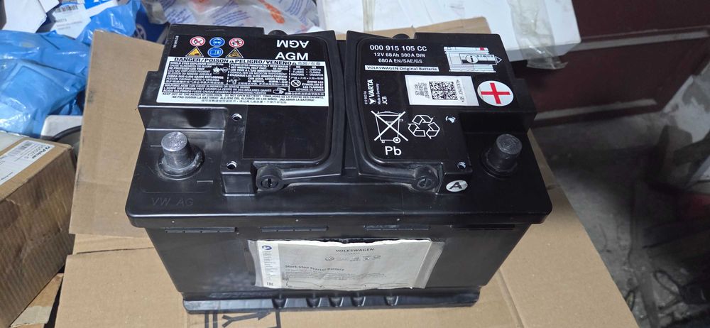 baterie 12v 68A varta AGM acumulator auto oem vw
