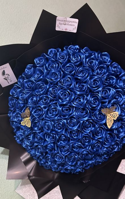 Букеты из отлантных лент