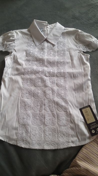 Детская блузка школьная