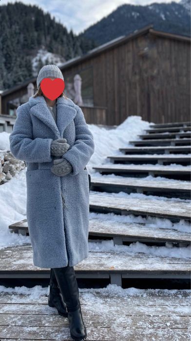 Шуба из стриженной овчины Matu