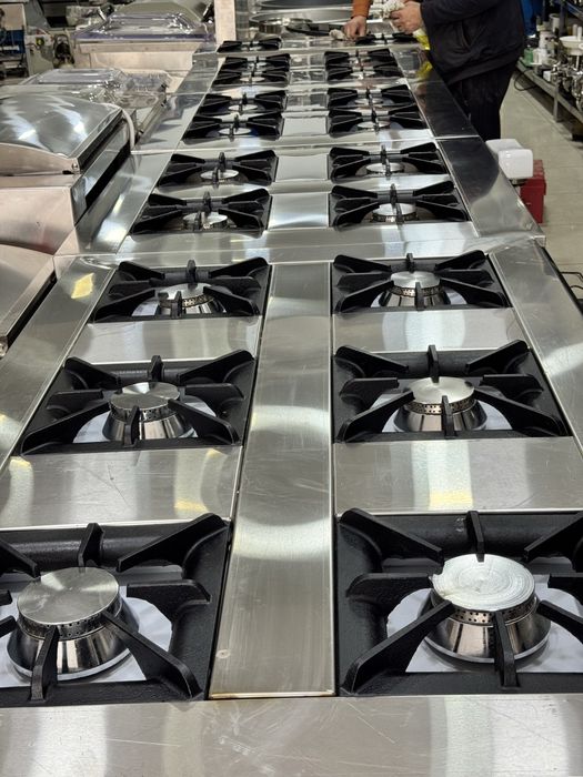 Gaz plita, restoranlar va osh xonalar uchun gaz plita
