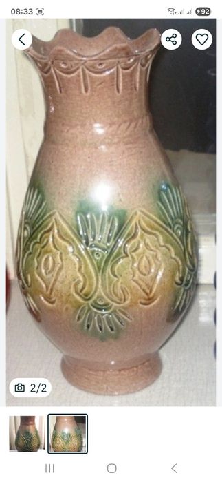 Ваза для цветов керамика