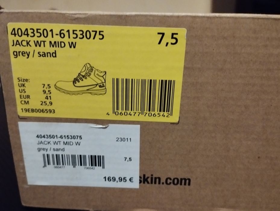 Ghete iarnă jack wolfskin 41.