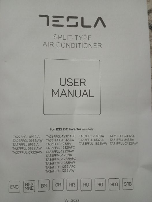 Aparat de aer condiționat TESLA