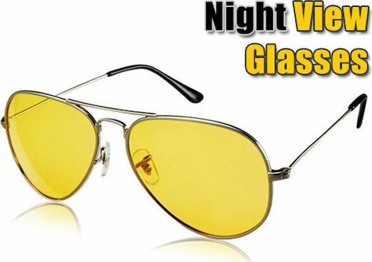 Ochelari Conducere Noapte „Night View” – Scapă de Orbirea Farurilor! (Nou, Sigilat)
