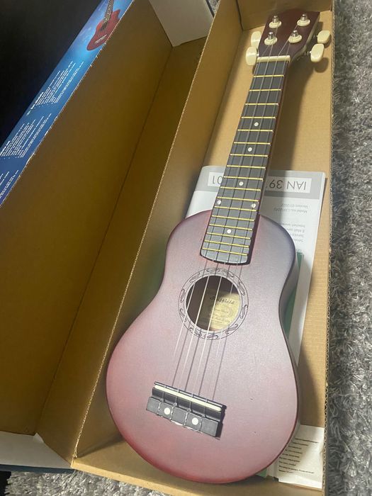 Укулеле и флейта музикален инструмент за деца