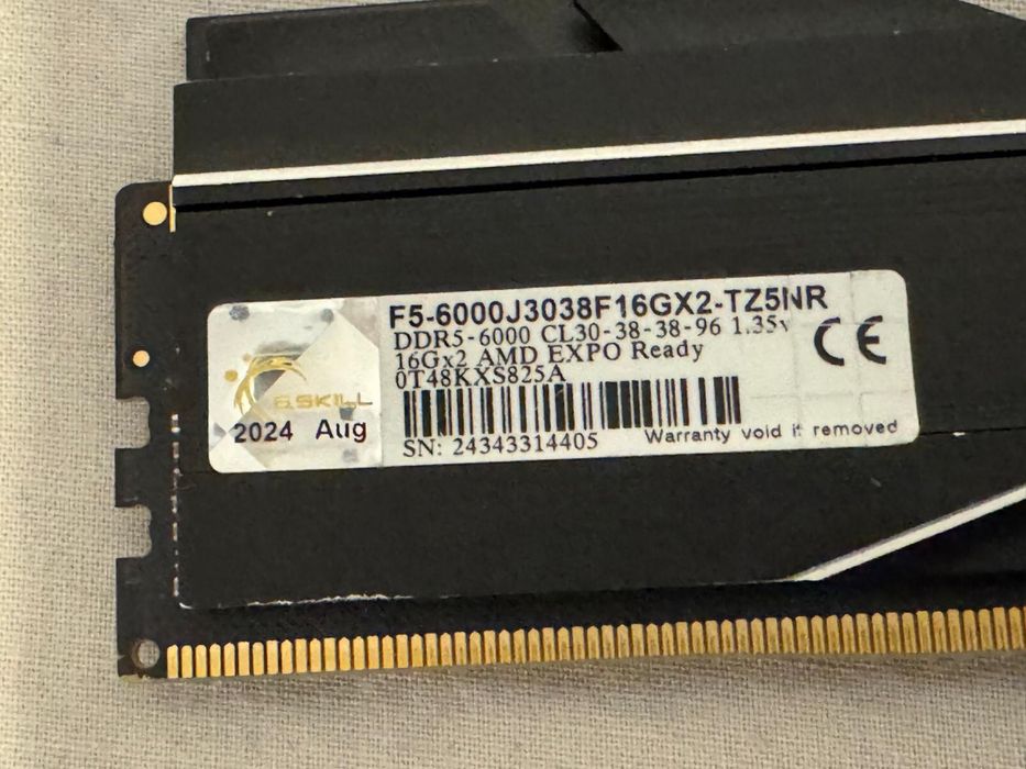 Kit RAM G.Skill Trident Z5 Neo RGB 32GB 2 x 16GB DDR5 6000 Mhz CL30 EXPO