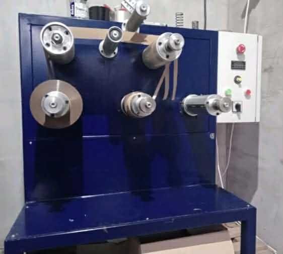 Машина за пренавиване на ленти, креп ленти и етикети