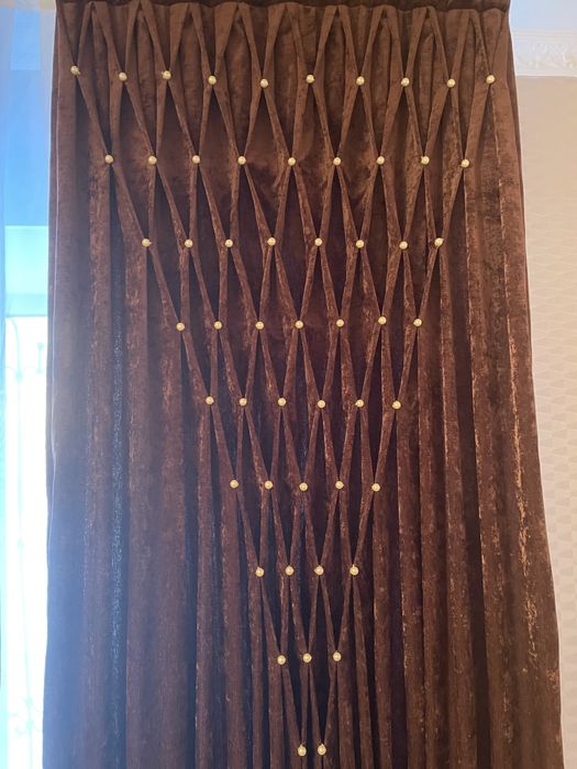 Шторы с декором