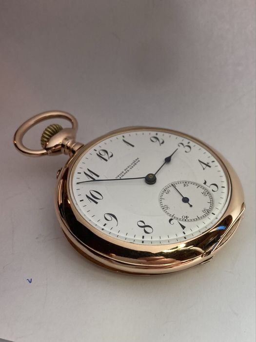 Ceas de bzunar elvetian  aur de 14kt.