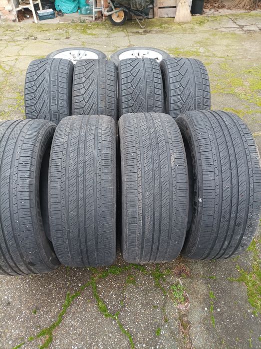 Vând  Jante  și cauciucuri Michelin 255/55 R18 q 7