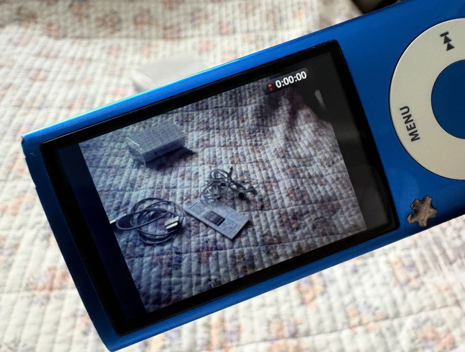 iPod Nano 5 в синем цвете