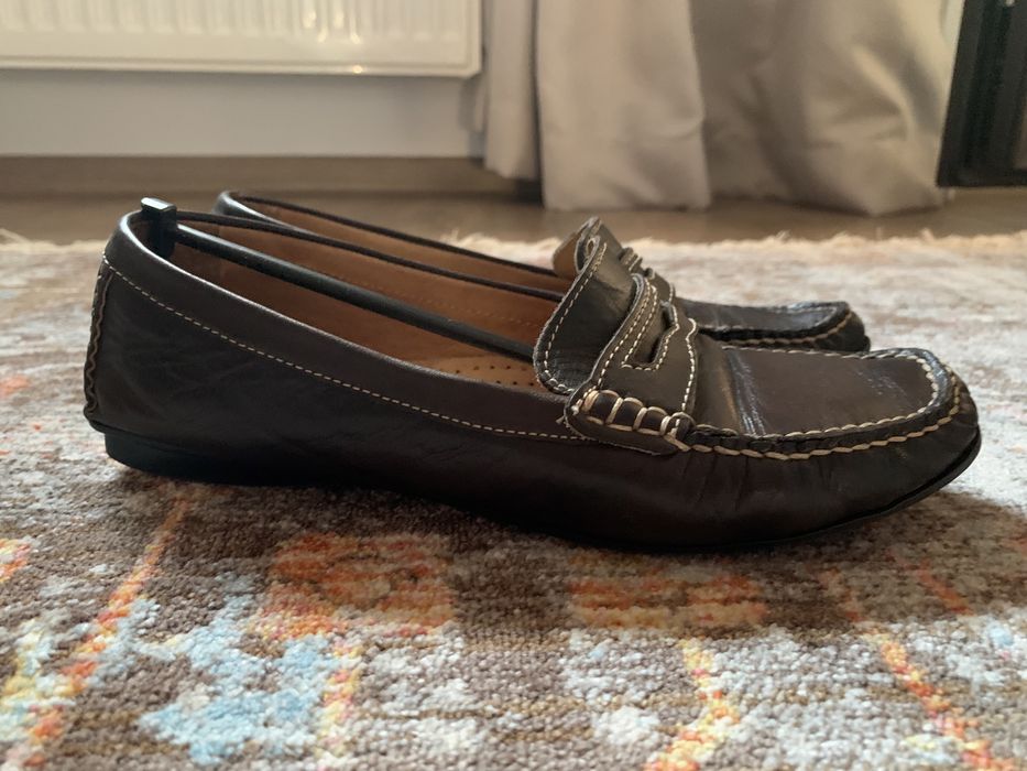 Mocasini piele naturala Flexi