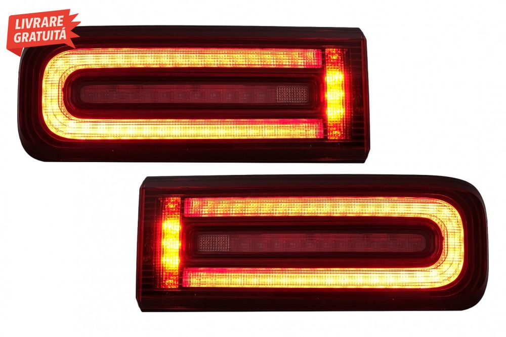 Stopuri Full LED Mercedes G-Class W463 Facelift (2018-2022) LED Dinami