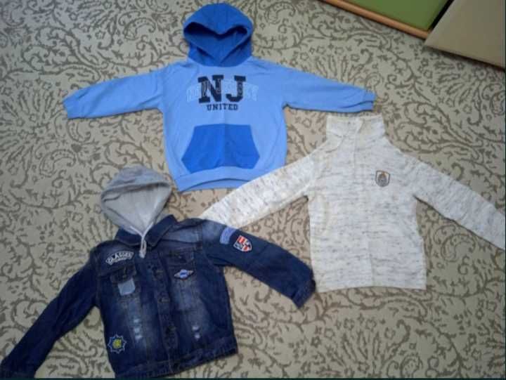 Кофты на мальчика  5-7 лет