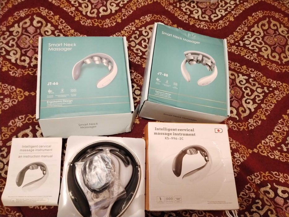 Электро импульсный массажёр для шеи, спины, остеохондроза