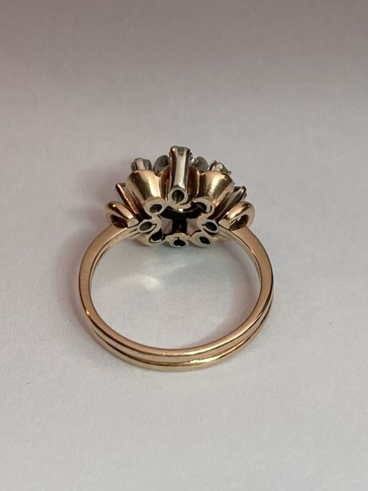 Inel vintage aur 18kt.cu diamant 0.45ct