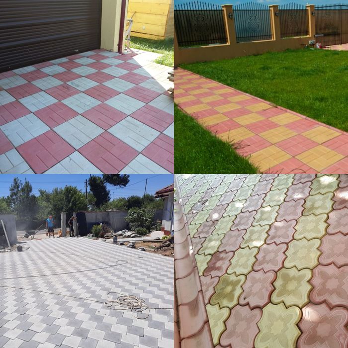 Producem pavaje model solzi antiderapante pentru gradina  pavele