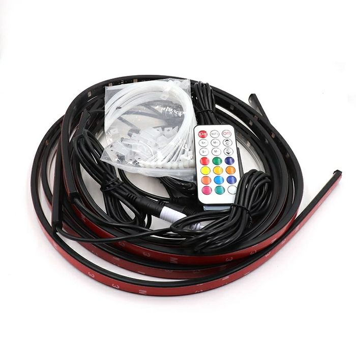 Led neoane auto lumini RGB masina led submasina ambiental tub neon