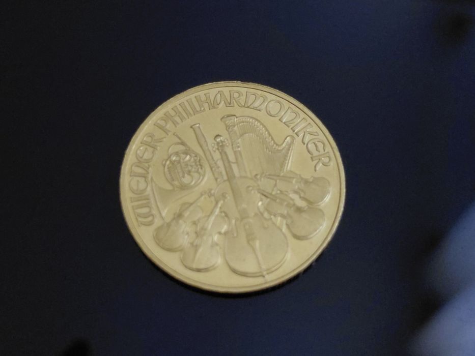 Vand moneda aur Wiener Phillarmoniker 500 schilling 1992
