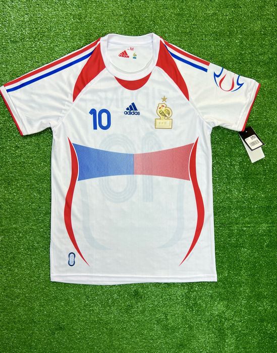 Ретро футболна фланелка на Зидан/Франция/Zidane/06/07