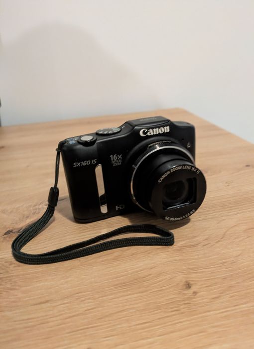 Canon SX160 IS - Дигитален Фотоапарат КАТО НОВ! Пълен Комплект