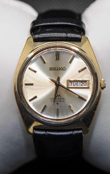 Мъжки японски автоматичен часовник - Seiko Lord Matic - 5606 - 7000