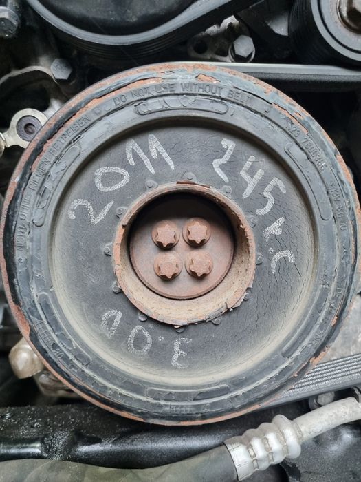 Демферна шайба n57 245 кс е90 е91 ф10 f10 bmw бмв 3д 3.0d