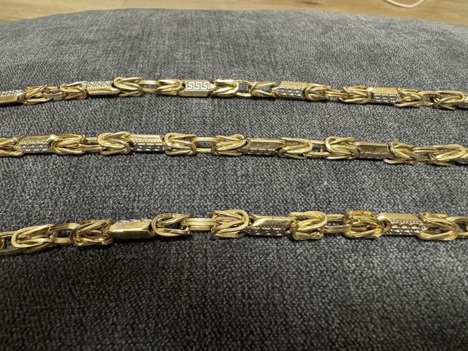 Lant si Bratara de aur din 14k