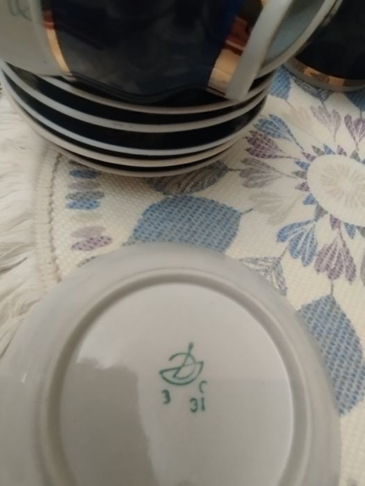 Продается кобальтовый кофейный сервиз