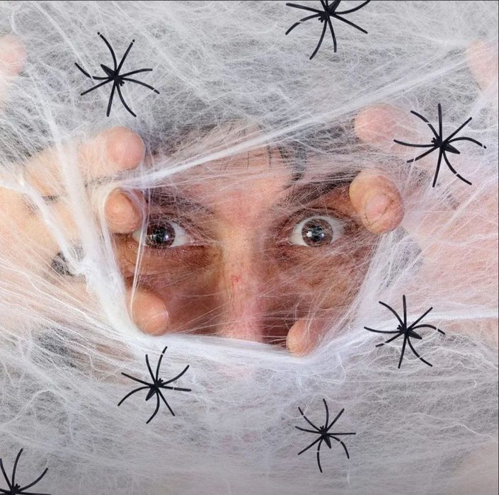 Паутина хэллоуин декор