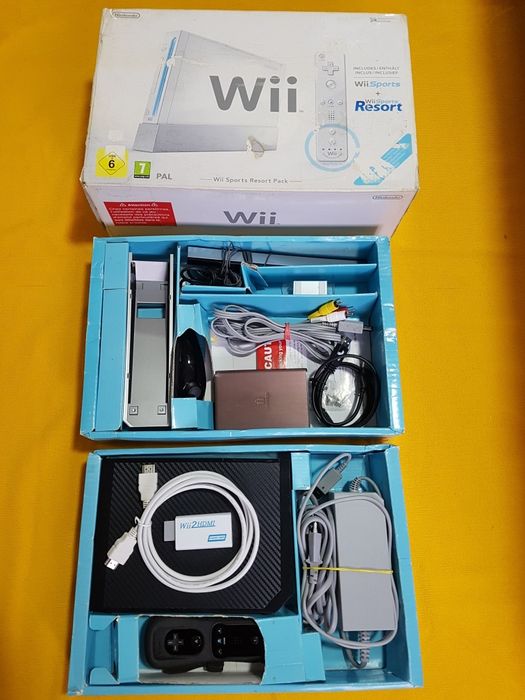 Jucarie Nintendo Wii modat 50 jocuri Hdmi la cutie