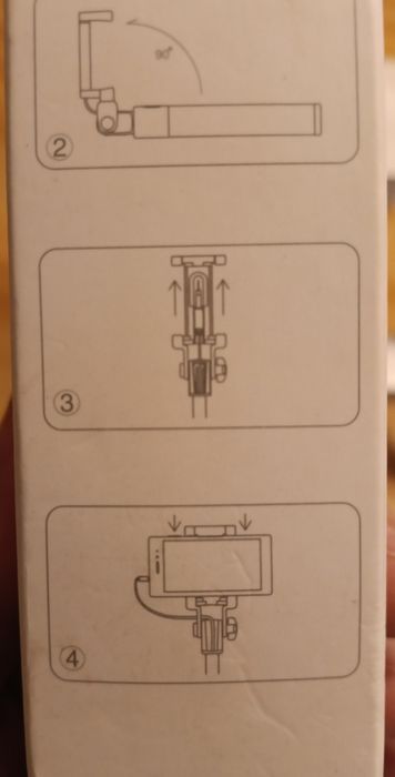 Selfie stick Huawei,negru, se extinde până la 66-70 cm
