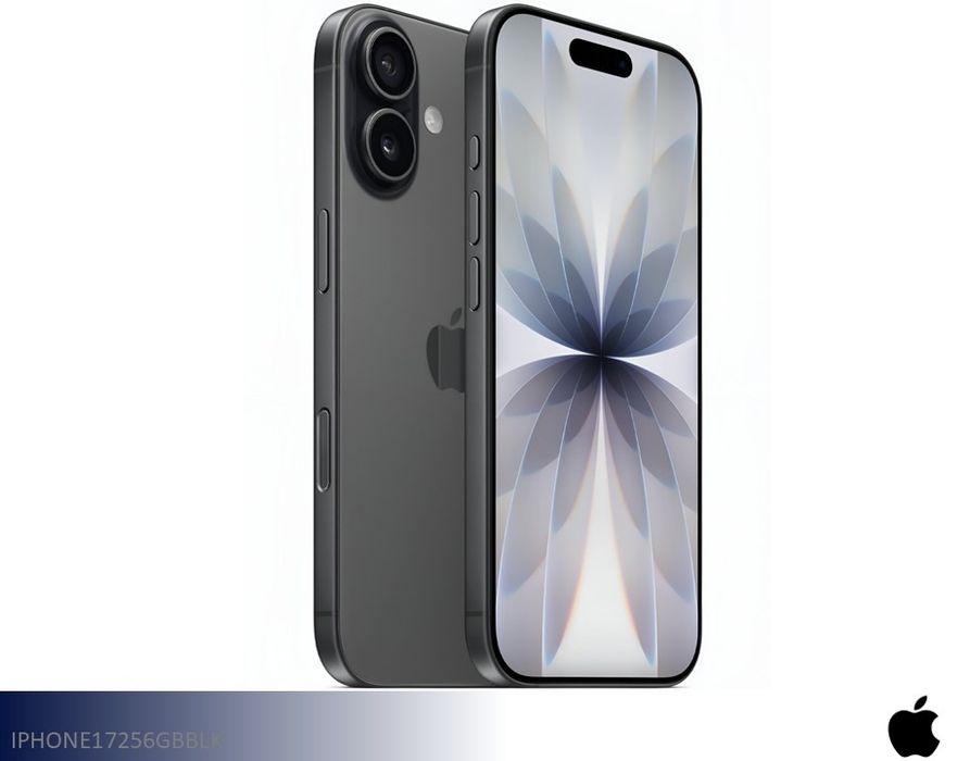 НОВ!!! Apple iPhone 17, 256GB, 5G, Black + подарък адаптер Apple