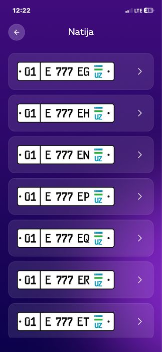 Avtoraqam xizmati auksion nomer olib beramiz sugurta tonirovkayam bor
