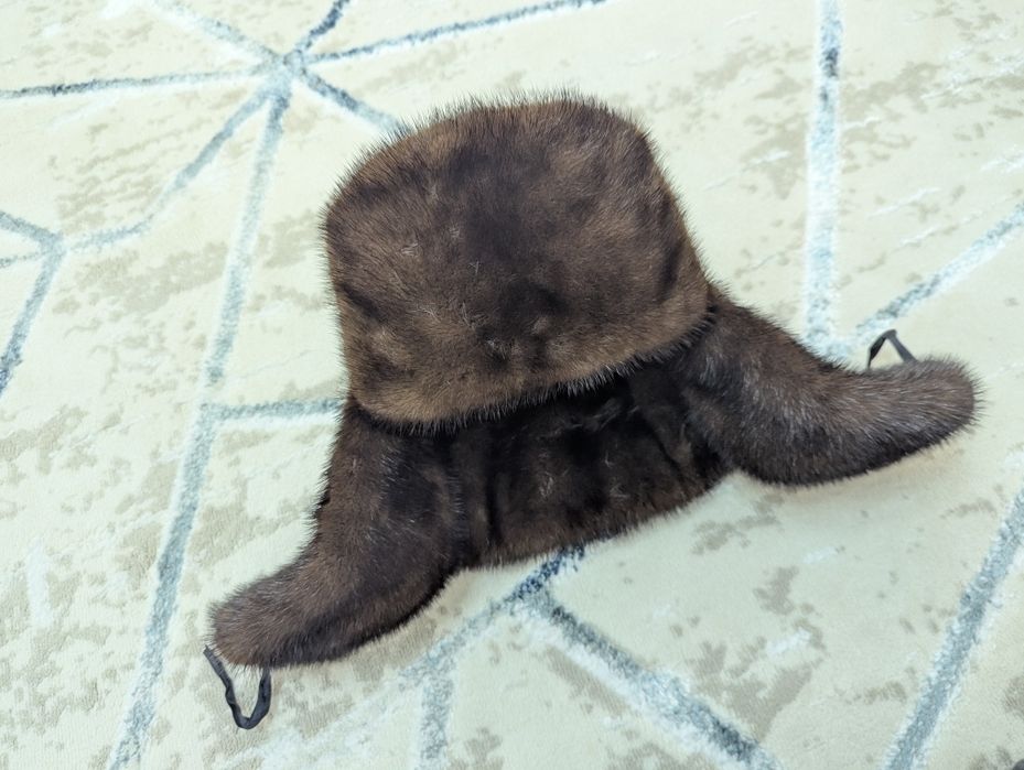 Продается мужская норковая ушанка