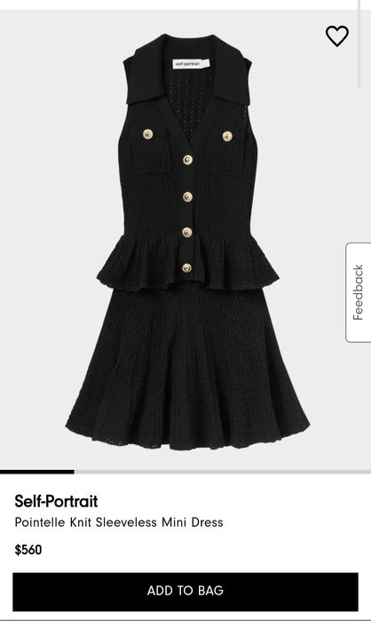 Стилна и елегантна рокля Self Portrait