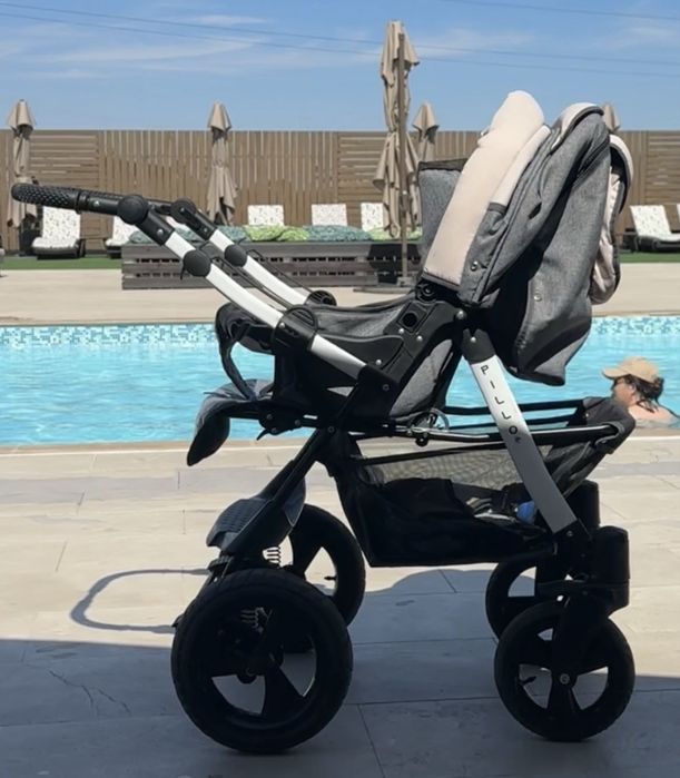 Коляска-трансформер Babyton Pillo Grey-Beige
