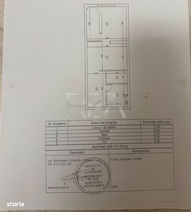 Apartament 2 camere | 54 mp utili | Parcare inclusa | Aparatorii Patri
