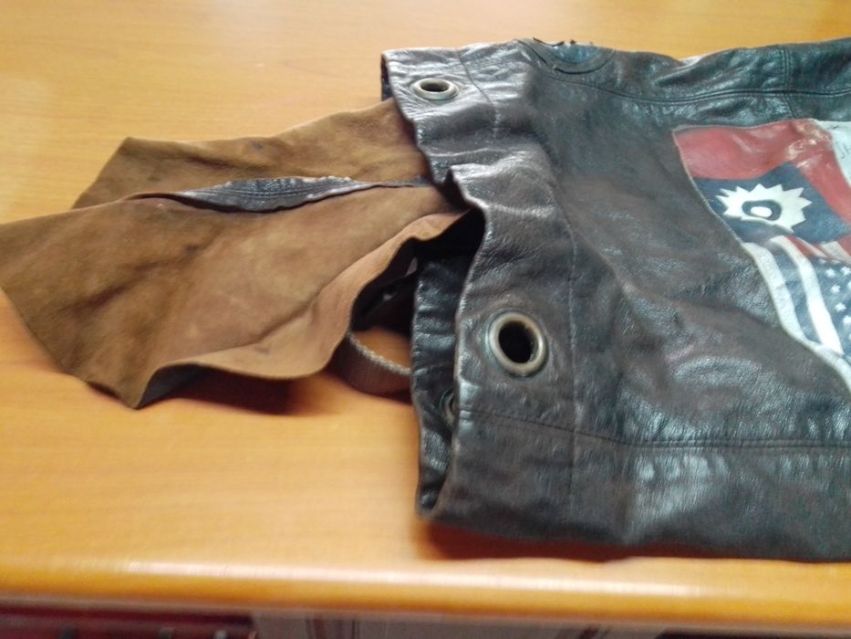 Рокерска  раница, естествена кожа, оригинална!